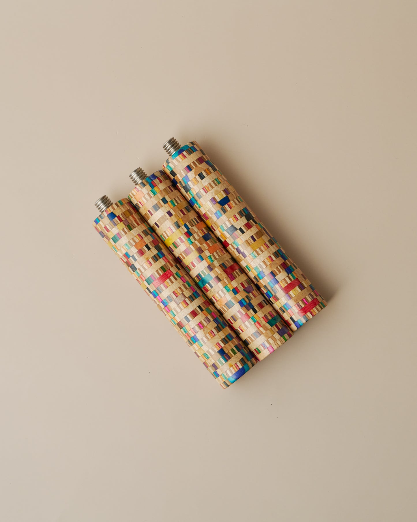 Mosaic Skateboard Wood Portafilter Handle, M10 Screw