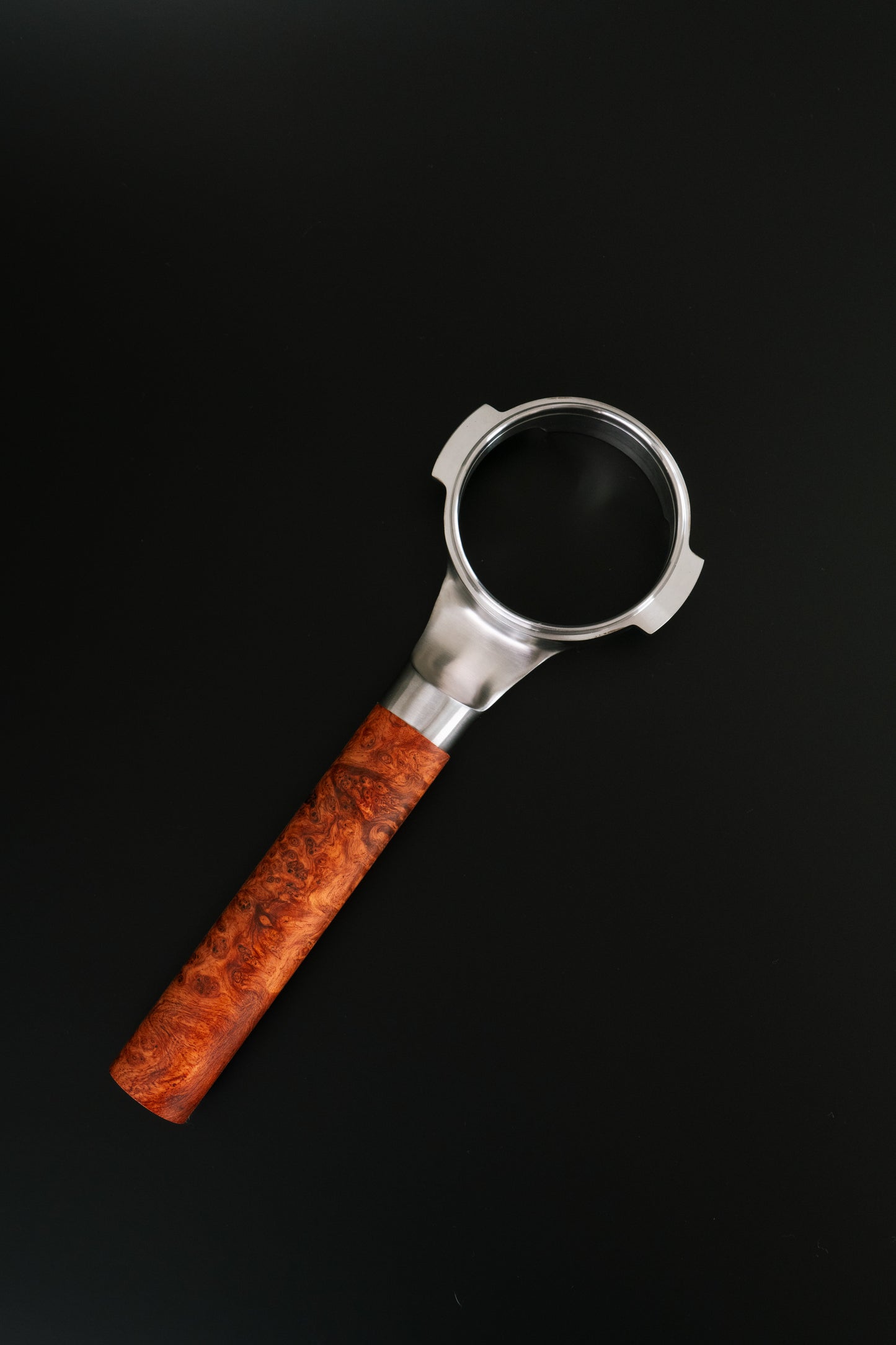 Burma Padauk Wood Portafilter Handle, with 58MM E61 Portafilter Head