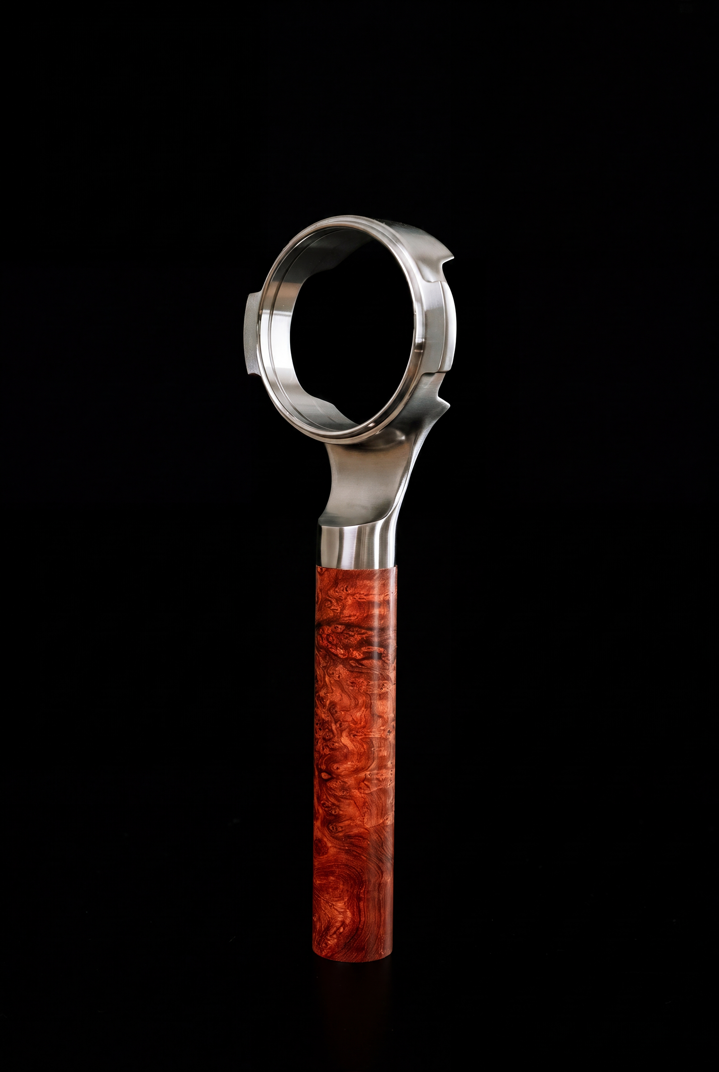 Burma Padauk Wood Portafilter Handle, with 58MM E61 Portafilter Head