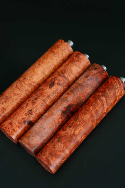 Burma Padauk Wood Portafilter Handle, with 58MM E61 Portafilter Head
