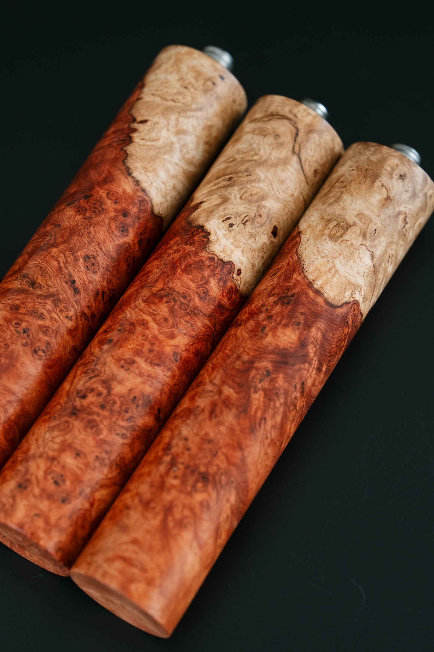 Special Two-Tone Wood Portafilter Handle, with 58MM E61 Portafilter Head