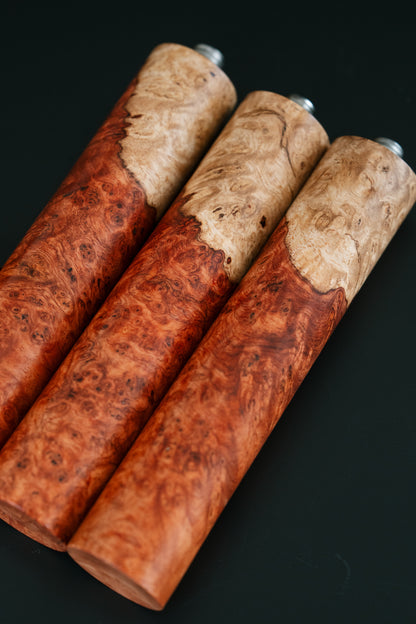 Special Two-Tone Wood Portafilter Handle, with 58MM E61 Portafilter Head