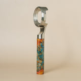 Stainless Steel 58mm E61 Bottomless Portafilter with Stabilized Wood Handle