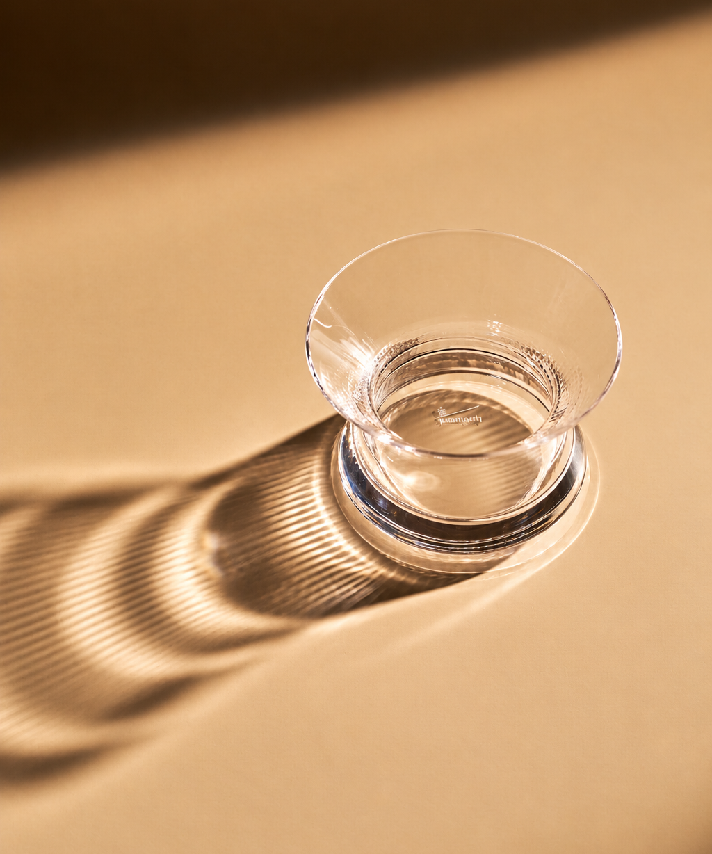 Birthmark Rotating Crystal Whiskey Glass
